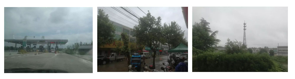 驅(qū)車到楊淼家，為楊淼送上愛心募捐款，祝早日康復(fù)！